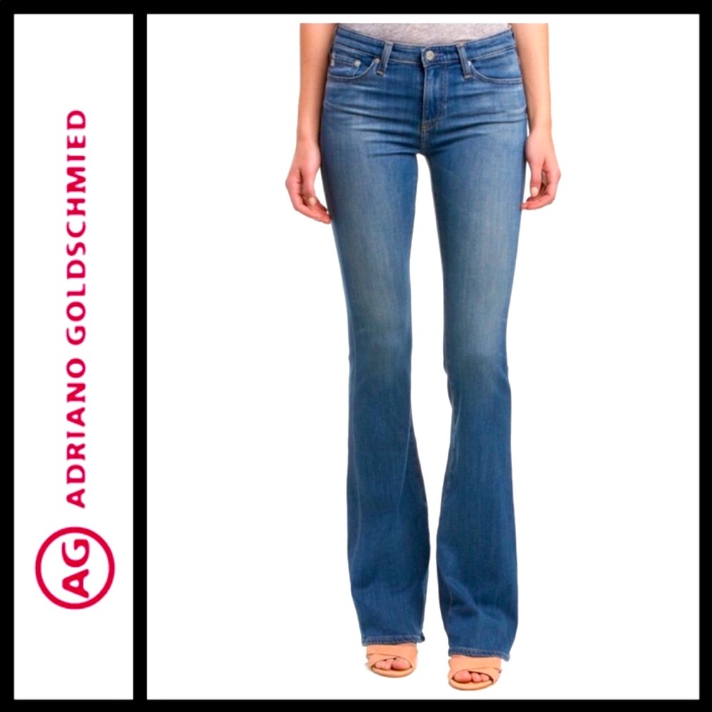 AG Adriano Goldschmied Angel Mid Rise Bootcut Jeans sz 28 R